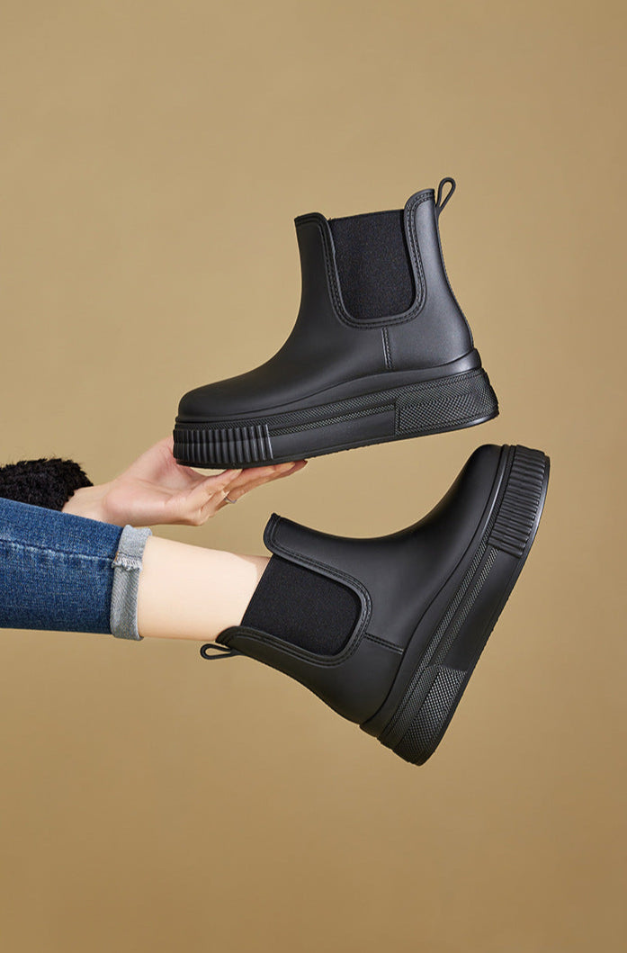Women's Waterproof Chelsea Platform Winter Boot