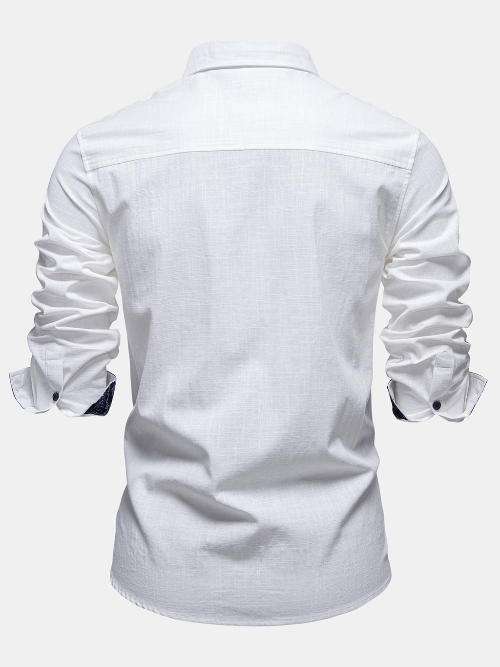 Men's Cotton Shirt and Linen Blend Trouser Set