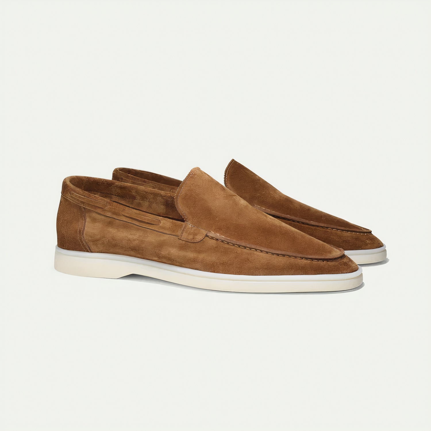 Men's Suede Loafers Elegant Comfortable Classic Slip On Smart