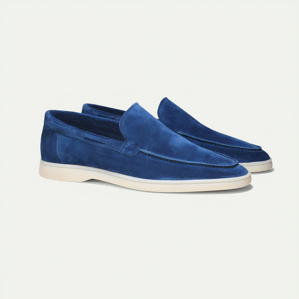 Men's Suede Loafers Elegant Comfortable Classic Slip On Smart