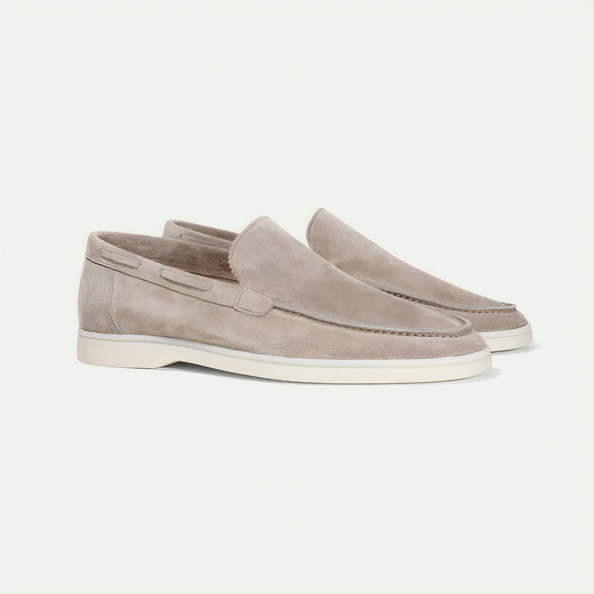 Men's Suede Loafers Elegant Comfortable Classic Slip On Smart