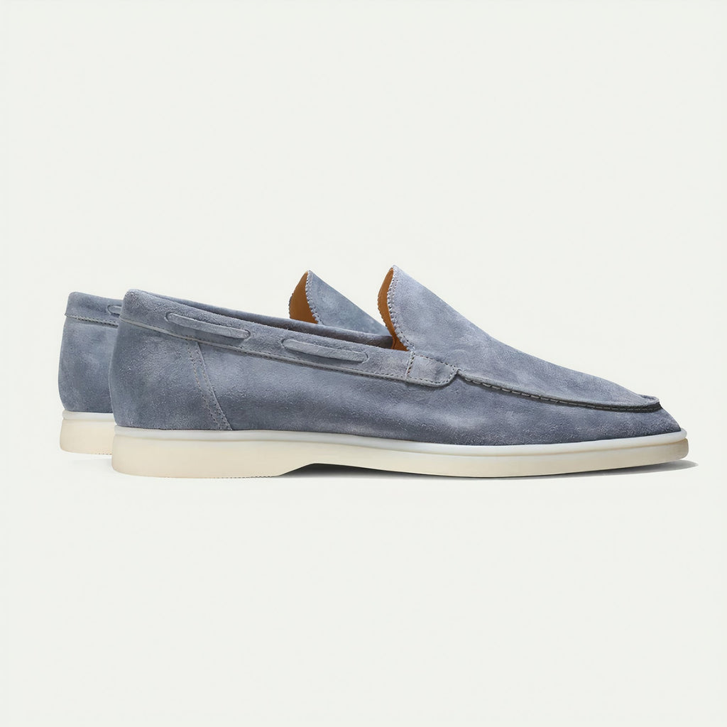 Men's Suede Loafers Elegant Comfortable Classic Slip On Smart