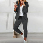 Women's Blazer and Jogger Co-Ord Set – Relaxed