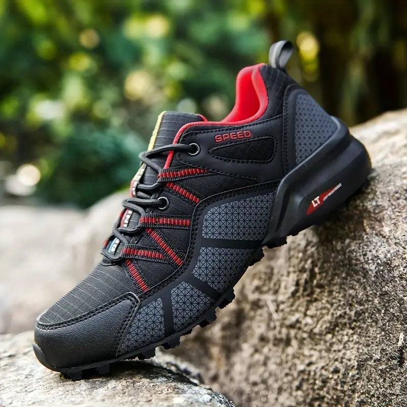 Men's Trail Sneakers Rugged Grip Reinforced Outdoor Build
