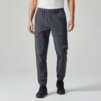Men's Fleece Lined Softshell Cargo Trousers Waterproof Outdoor Pants