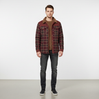 Men's Fleece Lined Flannel Jacket Warm Casual Layer