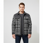 Men's Fleece Lined Flannel Jacket Warm Casual Layer