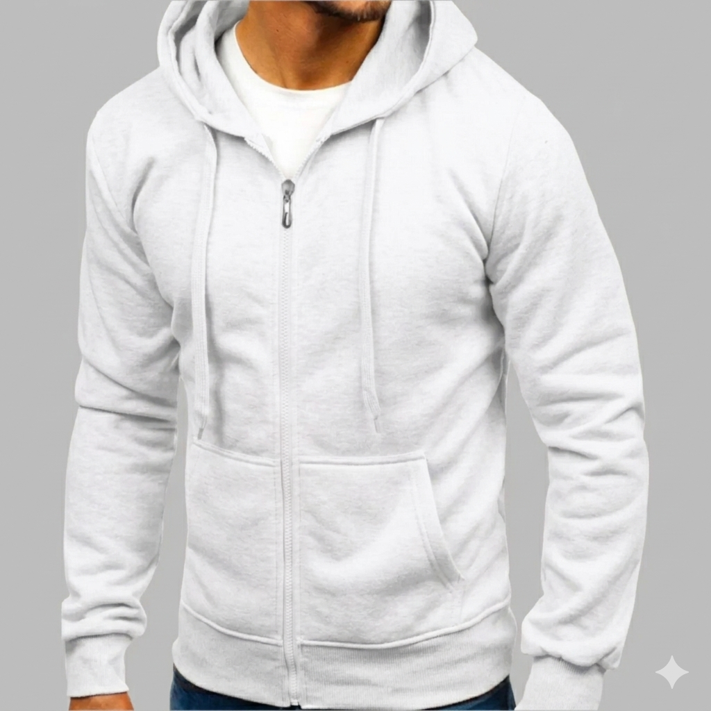 Men's Zip Up Hoodie Comfortable Breathable Stylish Casual Everyday