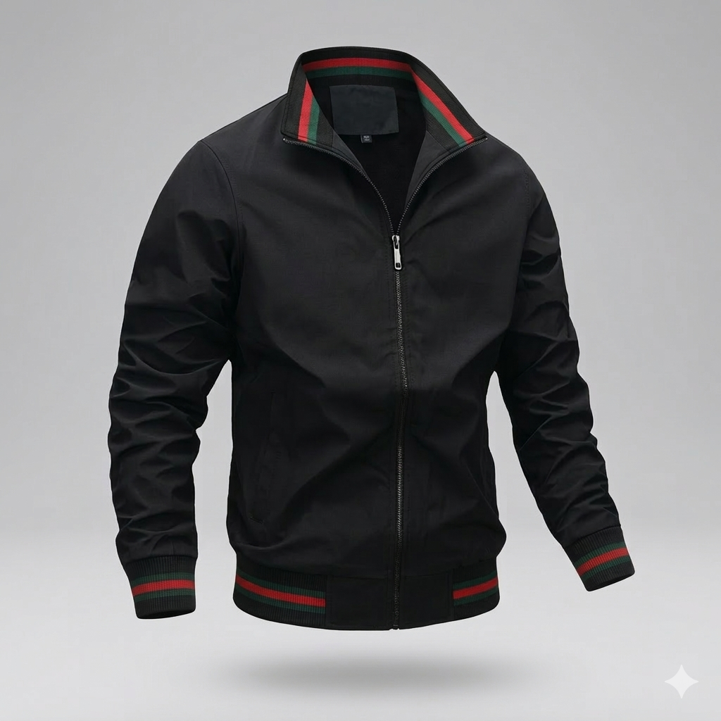 Men's Lightweight Summer Jacket Breathable Stylish Zip Front Casual
