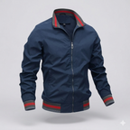 Men's Lightweight Summer Jacket Breathable Stylish Zip Front Casual