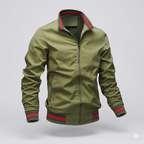 Men's Lightweight Summer Jacket Breathable Stylish Zip Front Casual