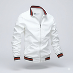 Men's Lightweight Summer Jacket Breathable Stylish Zip Front Casual