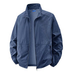 Men's Lightweight Zip Jacket Multi Pocket Spring Summer Layer