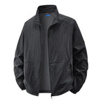 Men's Lightweight Zip Jacket Multi Pocket Spring Summer Layer