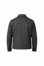 Men's Zip Front Harrington Jacket Lightweight Smart Casual Layer