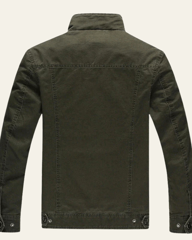Men's Utility Field Jacket Regular Fit Multi Pocket Layer