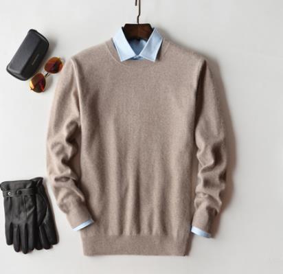 Men's Soft Knit Pullover Refined Crew Neck Knit