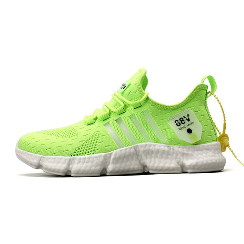 Men's Breathable Mesh Trainers Lightweight Lace Up Sneakers