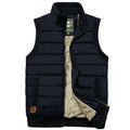 Men's Fur Lined Padded Gilet Insulated Winter Vest
