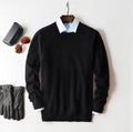Men's Soft Knit Pullover Refined Crew Neck Knit