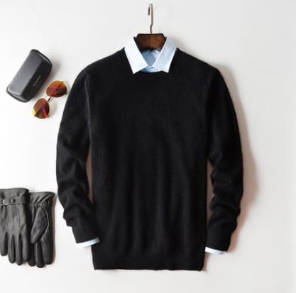 Men's Soft Knit Pullover Refined Crew Neck Knit