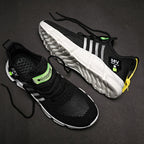 Men's Breathable Mesh Trainers Lightweight Lace Up Sneakers