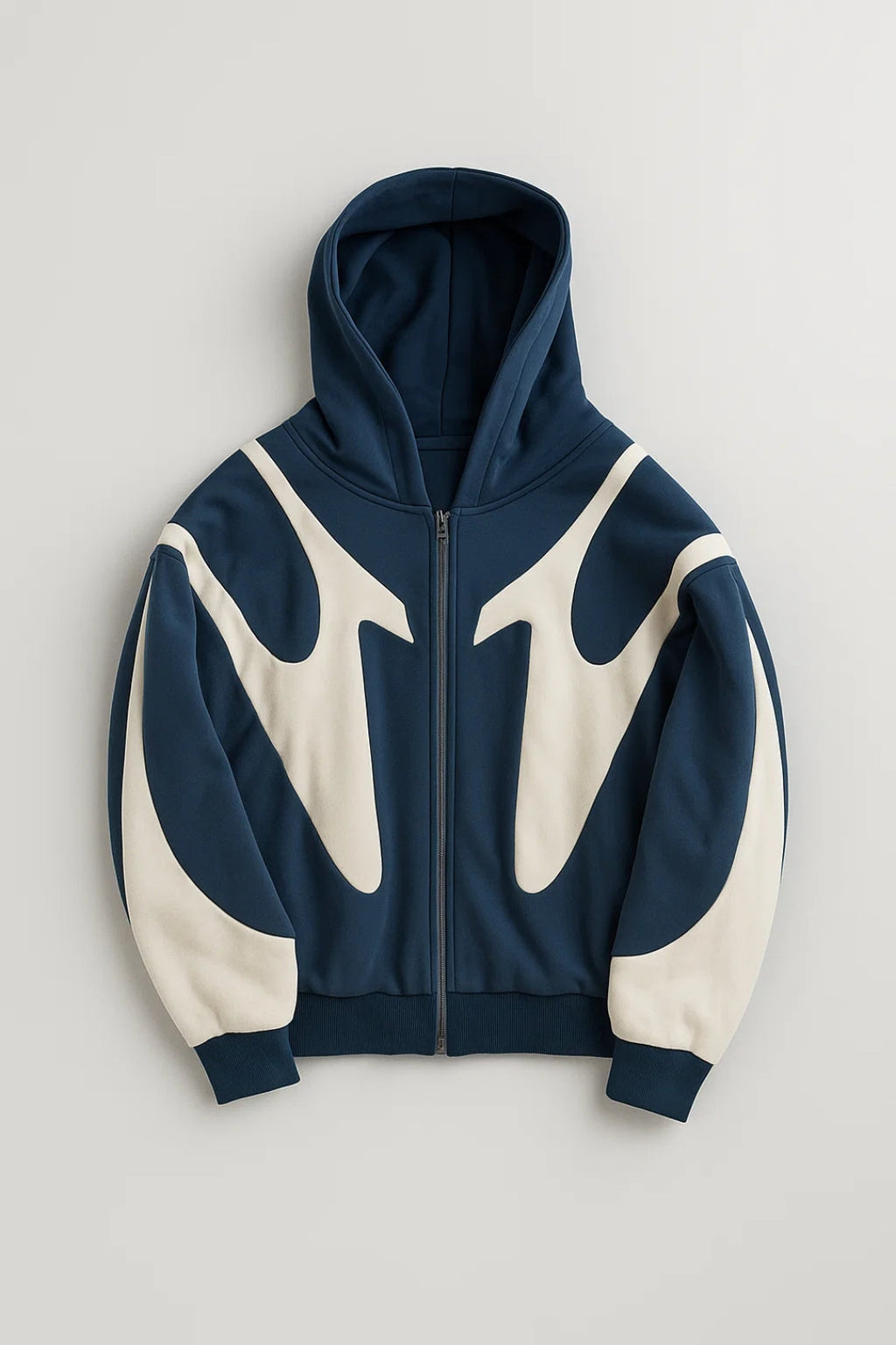 Men's Zip Up Hoodie Minimalist Casual Hooded Jacket