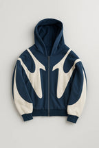 Men's Zip Up Hoodie Minimalist Casual Hooded Jacket