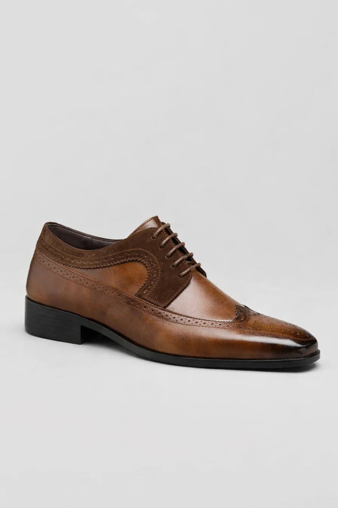 Men's Formal Lace Up Shoes Elegant Classic Ankle Height