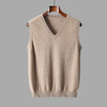 Men's Wool V Neck Sweater Vest Timeless Comfortable Knitwear
