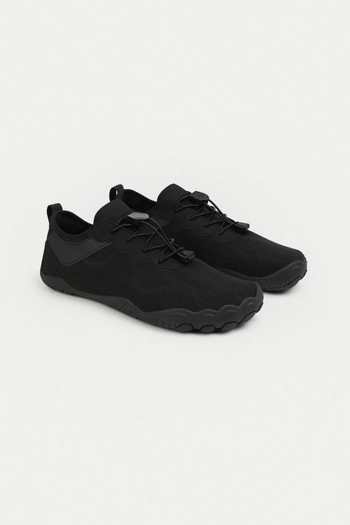 Men's Barefoot Sneakers Toggle Lace Grip Walking Shoes