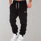 Men's Drawstring Cuff Joggers Relaxed Fit Casual Trousers