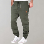 Men's Drawstring Cuff Joggers Relaxed Fit Casual Trousers