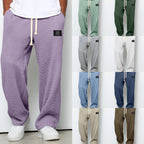 Men's Comfortable Trousers Relaxed Fit Adjustable Waist Breathable Everyday