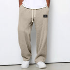 Men's Comfortable Trousers Relaxed Fit Adjustable Waist Breathable Everyday