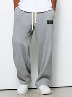 Men's Comfortable Trousers Relaxed Fit Adjustable Waist Breathable Everyday