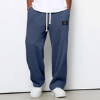Men's Comfortable Trousers Relaxed Fit Adjustable Waist Breathable Everyday