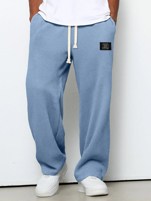 Men's Comfortable Trousers Relaxed Fit Adjustable Waist Breathable Everyday