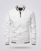 Men's Water Resistant Nylon Bomber Jacket Lightweight Breathable Layer