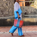Women's Cotton & Linen Two-Piece Set – T-Shirt