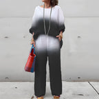 Women's Cotton & Linen Two-Piece Set – T-Shirt