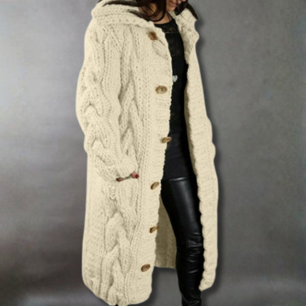 Women's Elegant Cosy Coat With Tummy Coverage