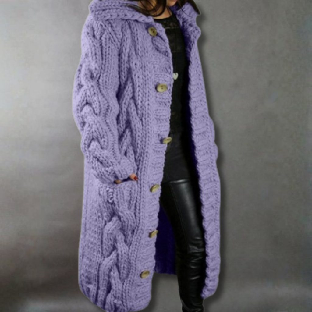 Women's Elegant Cosy Coat With Tummy Coverage