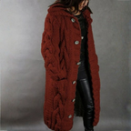 Women's Elegant Cosy Coat With Tummy Coverage