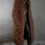 Women's Elegant Cosy Coat With Tummy Coverage