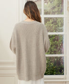 Women's Oversized Knit Cardigan – Soft Button-Front Layer
