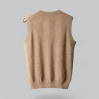 Men's Wool V Neck Sweater Vest Timeless Comfortable Knitwear
