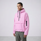 Men's Lightweight Hooded Anorak Jacket Water Repellent Layer