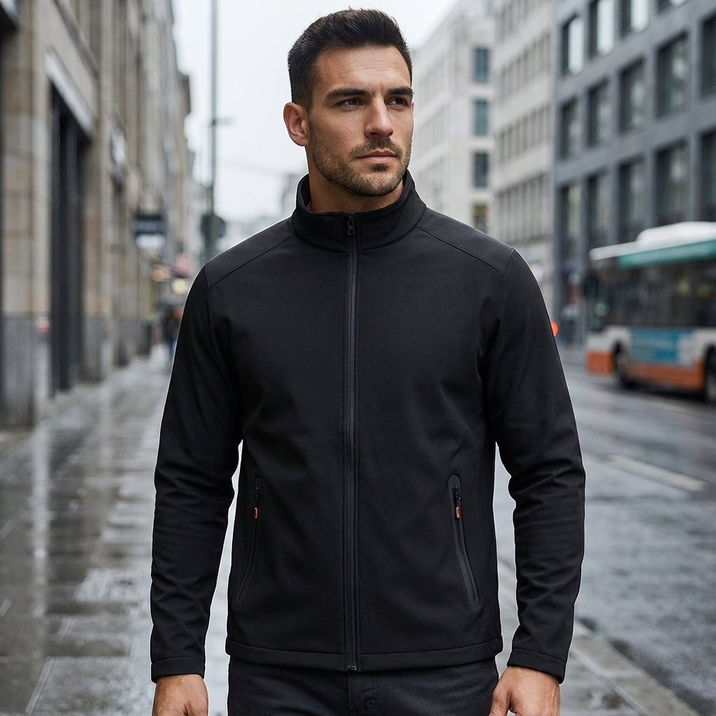 Men's Windproof Sports Jacket Lightweight Quick Dry Layer
