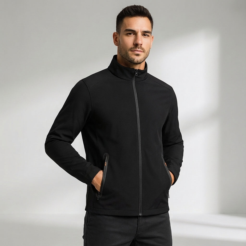 Men's Windproof Sports Jacket Lightweight Quick Dry Layer